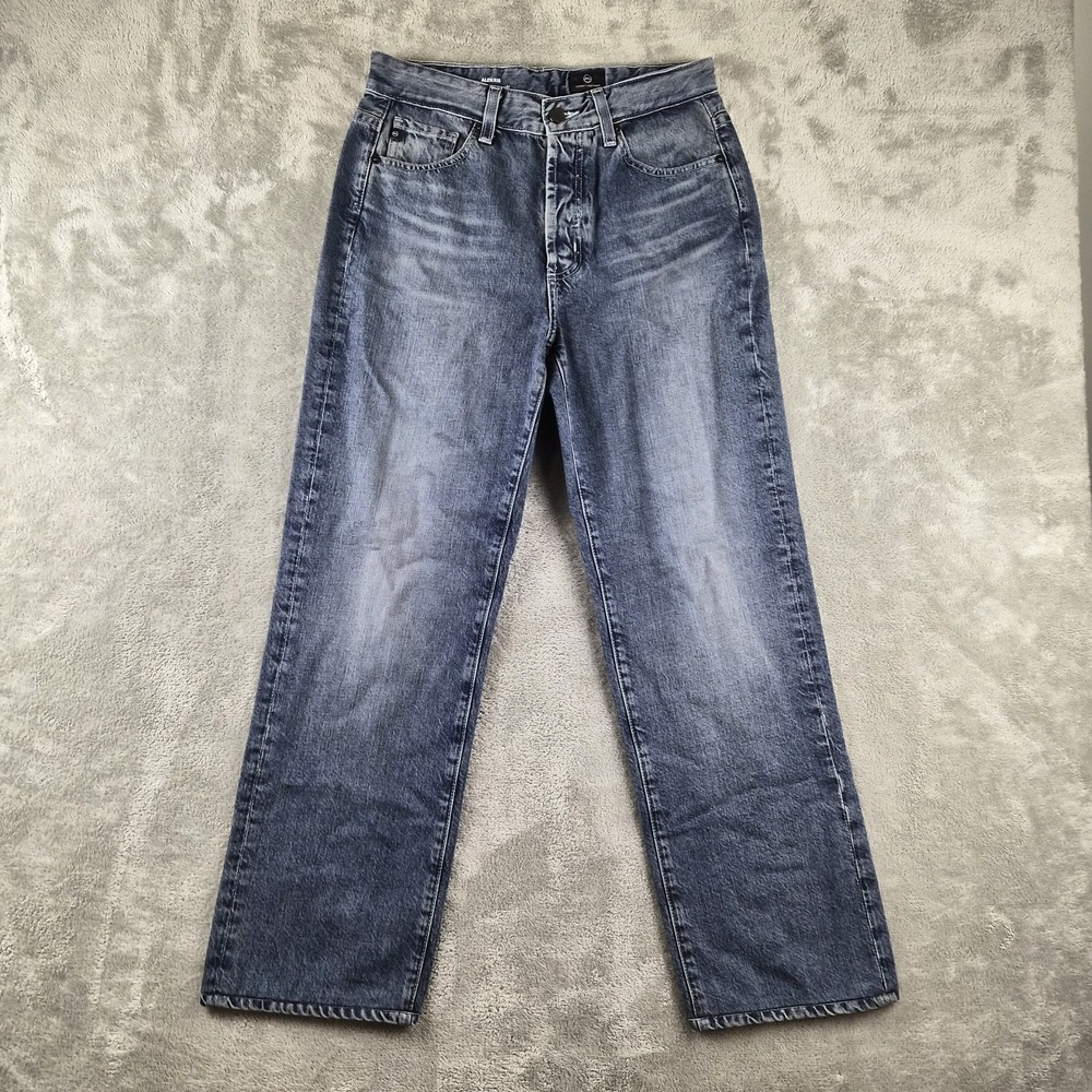 AG Adriano Goldschmied Alexxis Womens Jeans 27 Blue Denim High Rise Vintage Y2K